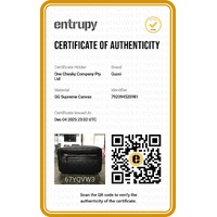 Gucci Medium GG Supreme Canvas Belt Bag Web Strap