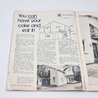 Australian Home Beautiful Magazine Jan 1976 Vintage Retro Mid Century Design