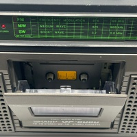 Vintage Sharp GF-8080X Boombox Cassette 3 Band Radio 1976 Made in Japan