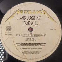 Metallica And Justice For All 1988 First Australian Pressing Vertigo 2xLP Vinyl