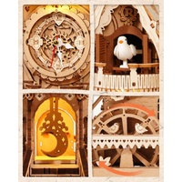 Robotime ROKR LC901 Cuckoo Clock 3D Wooden Puzzle DIY Kit 435pcs Chime