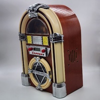 Signify Retro Mini Jukebox Model FWJB-003B CD FM Radio Bluetooth AUX