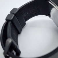 Guess Mens Rose Gold Black Silicone Multifunction Skeleton Dial Watch GW0203G8