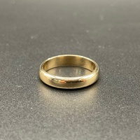 Unisex 9ct Yellow Gold Plain Wedding Band Ring