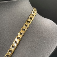 Unisex 9ct Yellow Gold Curb Link Necklace