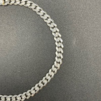 Unisex 925 Sterling Silver Curb Link Bracelet