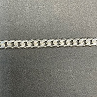 Mens 925 Sterling Silver Curb Link Bracelet