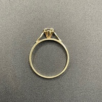 Ladies 9ct Yellow Gold Cubic Zirconia Ring