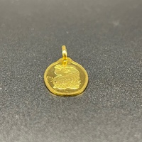 Ladies 24ct Yellow Gold PAMP Suisse Lady Fortuna Pendant