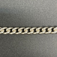 Ladies 925 Sterling Silver Curb Link Bracelet