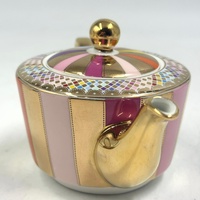 Morgan & Finch Carnival Stripe Tea for One Set Multi Gold 20921901