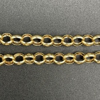 Ladies 9ct Yellow Gold Belcher Link Bracelet