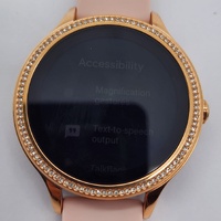 Fossil Gen 5E 42mm DW11F1 Smartwatch Blush Pink Silicone Rose Gold Case Wear OS