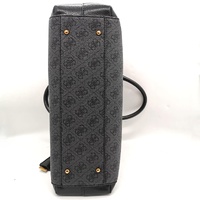 Guess Sestri Black Logo Luxury Satchel Bag Adjustable Crossbody Strap