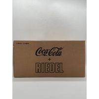 Coca Cola Riedel Crystal Glasses 12pcs Boxed Set Premium Drinkware