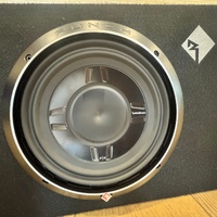 Rockford Fosgate Punch P3S-1X10 10 Inch Car Subwoofer with 10 Inch Slim Box