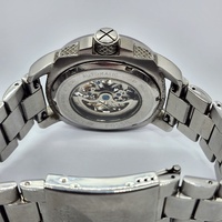 Fossil ME3081 Modern Machine Automatic Skeleton 50mm Silver Band Watch