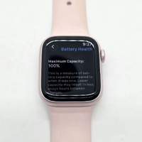 Apple Watch Series 9 41mm Pink Aluminum Case with Sport Band GPS A2978