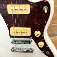 Artist Grungemaster GM1 White 6 String Electric Guitar P90 Pickups