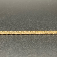Unisex 9ct Yellow Gold Fancy Link Bracelet
