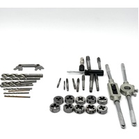 Workzone 34 Piece Tap and Die Set Metric Imperial Thread Repair Kit