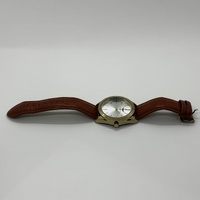 Gianello GNL7716YG Mens Watch 43mm Gold Tan Croco Print Leather Strap