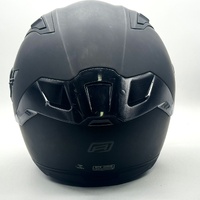 RJays FF910SV Denominator III Twin Visor Full Face Helmet Matte Black Size L