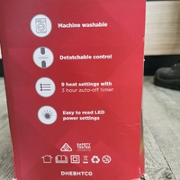 Dimplex DreamEasy Micro Fleece Heated Throw DHEBHTCG Size 180cmx130cm