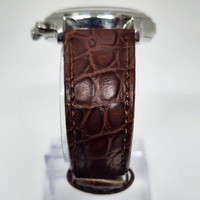 Fossil FS4738 Mens Chronograph Watch Brown Leather Quartz White Dial