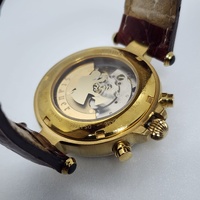 Stauer DS14685 Mens 27 Jewels Moon Phase Automatic Watch Gold 39mm