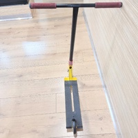 Custom Trick Scooter UrbanArtt 6 x 22 Inch Butter Yellow Deck Pro