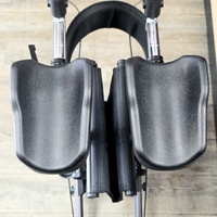 EquipMed Upright Rollator Walker with Forearm Rest Support HELRLTEQU5GA