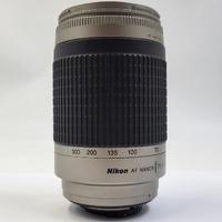 Nikon AF Nikkor 70-300mm f/4-5.6 G Silver Telephoto Lens with Hood
