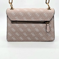 Guess Alexie Crossbody Flap Opening Rose with Logo Handbag Pink