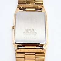 Seiko 5Y31-5040 RO Quartz Watch Stainless Steel Classic Analog