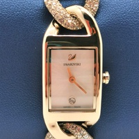 Swarovski 5519321 Cocktail Champagne Gold Tone Crystal Ladies Watch Swiss Made