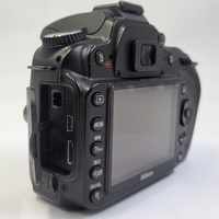 Nikon D90 12.3MP DSLR Camera Body Low Shutter 7668 with Batteries Charger Strap