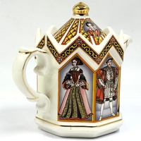 Sadler King Henry VIII and His Six Wives Vintage Ceramic Teapot England