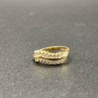 Ladies 18ct Yellow Gold Cubic Zirconia Ring