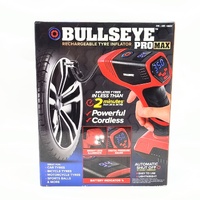 Bullseye Pro Max Deluxe Tire Inflator Portable Air Compressor Red