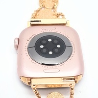 Apple Watch Series 10 42mm 64GB GPS Rose Gold Clover Patterned Strap