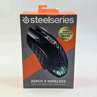 SteelSeries Aerox 9 Ultra Lightweight Wireless MMO MOBA Gaming Mouse