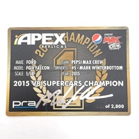 Apex 1:18 Mark Winterbottom Signed 2015 Ford FG X Falcon V8 Car with COA