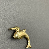 Ladies 9ct Yellow Gold Dolphine Pendant