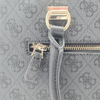 Guess Noelle Girlfriend Logo Bag BG787906 Black with Handles and Shoulder Strap