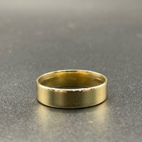 Unisex 9ct Yellow Gold Plain Wedding Band Ring
