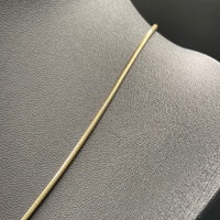 Ladies 9ct Yellow Gold Snake Link Necklace