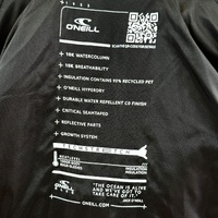 O'Neill Youth Jacksaw Snow Jacket Size 8 Rich Caramel Waterproof