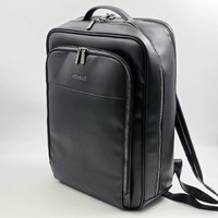 Monsac Atmosphere 44cm Backpack 3 Zip Laptop Travel Bag in Black