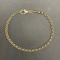 Ladies 9ct Yellow Gold Belcher Link Bracelet